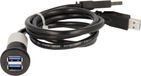 Schlegel 2x USB 3.0-bus A - 2x USB 3.0-stekker A RRJ_2USB3_SW_150