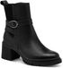 Tamaris WIDE FIT Dames Enkellaarsje 8-85424-47 001 Zwart Leer/Textiel H-breedte Maat: 37 EU