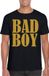 Bellatio Decorations Foute party t-shirt voor heren - Bad Boy - zwart - glitter - carnaval/themafeest L