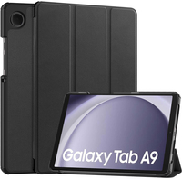 Accezz Trifold Bookcase Samsung Galaxy Tab A9 - Zwart