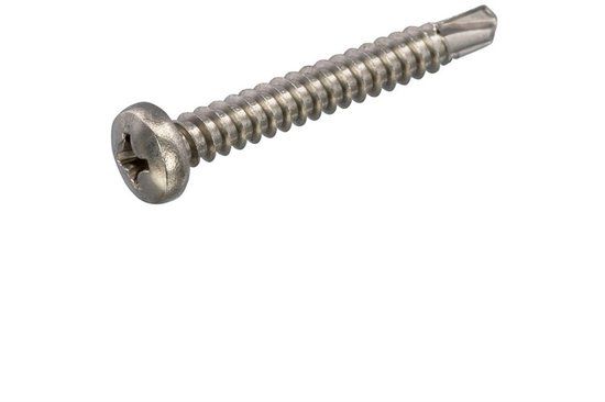 Hoenderdaal Fasteners Hoenderdaal Zelfborende Plaatschroeven - Phillips 2 Bolkop - 3,5 x 19mm - Voldraad - RVS (200 stuks)