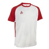Select Maillot Manches Courtes Pisa - Blanc/rouge Enfant, pointure 10 years
