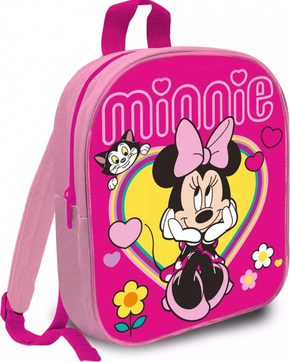 Disney Minnie Mouse Rugtas - 29 cm - Roze - Polyester