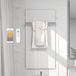 Quality Heating QH-GD Serie panneau infrarouge 700 Watt Blanc 60 x 120 cm avec thermostat Wifi et support serviette