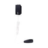 Ixtrima Trekknop met touw 1P 10A kleur zwart compatibel met Bticino Living International/Light