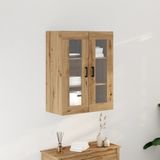 vidaXL Wandkast - Artisan - Eiken - 69,5 x 34 x 90 cm
