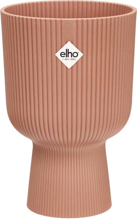 Elho Vibes Fold Coupe 14 - Bloempot voor Binnen - Delicaat Roze