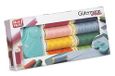Gutermann Creativ Allesnaaigaren - Set van 8 spoelen van 100 m + 28 mm PRYM opvouwbare roterende snijder, heldere kleuren