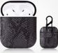 Shieldcase Guilty Grey Snake Print Case - beschermhoes geschikt voor Airpods case - donkergrijs