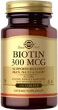 Solgar Biotine 300 mcg (100 comprimés)