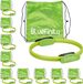 Relaxdays 10x Anneau de Pilates Vert - Anneau de Fitness - Anneau de Résistance - Anneau de Yoga - 37cm