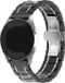 Strap-it Stalen, Keramiek Bracelet de montre connectée - Convient pour Huawei Watch GT Runner - Noir/Argent