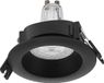 Osram Spot Set LED Einbaustrahler GU10 Press 2,6W Schwarz, 200lm 2700K Warmweiß, CRI≥80, Kunststoffgehäuse, 5er-Set