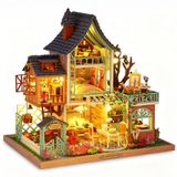 Solidchoice - Kit de bricolage miniature pour maison de poupée avec meubles et musique