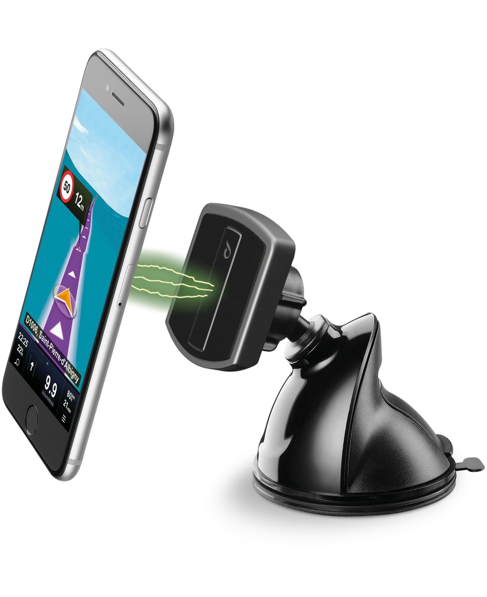 Cellularline Passieve houder voor Mobiele telefoon/Smartphone, Navigator, Tablet/UMPC - Zwart