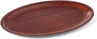 HENDI Ovaal dienblad met antislipcoating – mahonie – 230x160 mm
