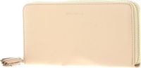 COCCINELLE Leren Portemonnee Tassel Zip Around Wallet Silk Beige