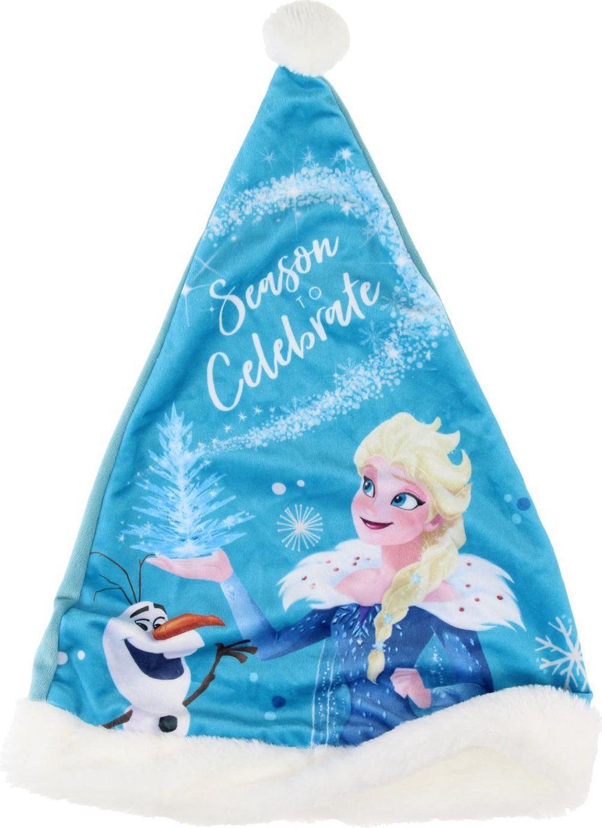 arditex Kerstmuts Frozen 2 - 43 x 32 cm - Polyester - Blauw