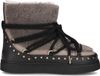 INUIKII Curly Rock Bottines - Ponyhair - Femme - Gris - Taille 36