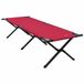 vidaXL - Lit pliant - Lit de camp - Rouge - 193 x 69 x 45 cm - Tissu Oxford
