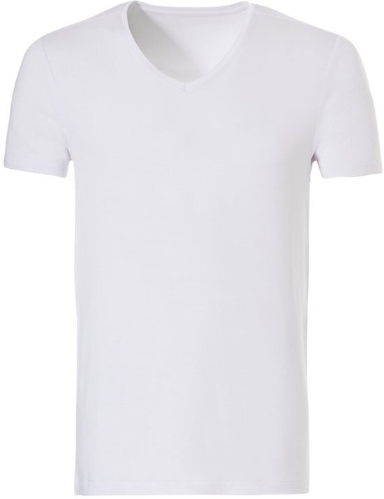 Ten Cate - Heren Bamboo Basic V-Hals T-Shirt Wit - M