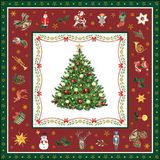 Ambiente Lunch Servetten Christmas Evergreen Red