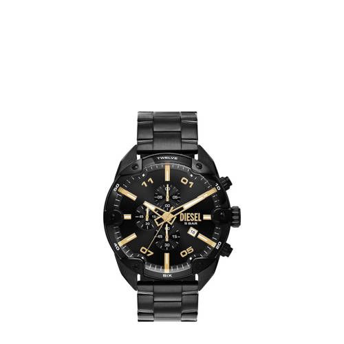 Diesel horloge DZ4644 Spiked zwart