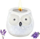 Merkloos Geurkaars Wit Lavendel