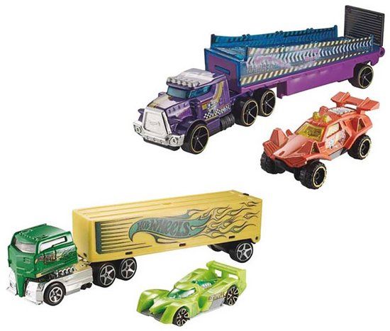 Mattel Hot Wheels Super Rigs District Transport - 20 cm