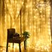Uten Lichtgordijn, 3 x 3 m, 300 leds, warmwit, USB-batterij, waterdicht