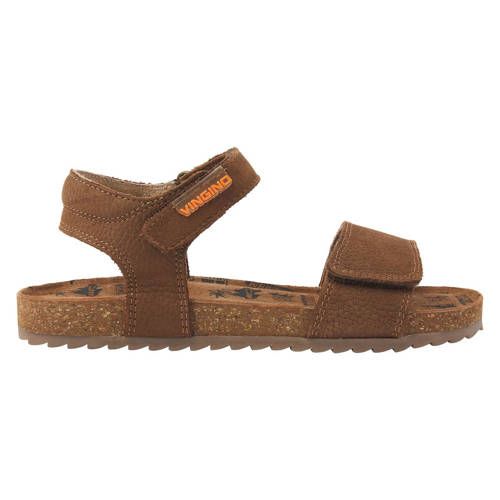 Vingino Xavi leren sandalen bruin