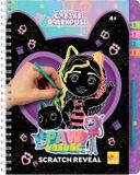 Lisciani Gabby's Dollhouse Sketchbook Pawtastic Scratch Reveal