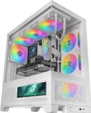 Mars Gaming MCLCDXW computerbehuizing Midi Tower Wit