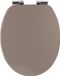 Tendance abattant de WC Universel - Taupe - MDF - Souple Close