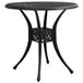 vidaXL Tuintafel 78x78x72 cm Gietaluminium Zwart