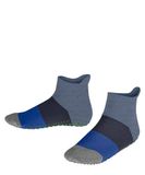 FALKE Colour Block Noppen op de zool katoen huissokken kinderen blauw - maat 19-22