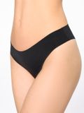 NUR DIE Brasilslip Invisible Seamless - 2 stuks - Zwart - Maat XL