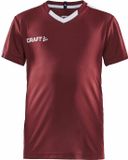 Craft Progress Jersey Contrast Jr 1905583 - Maroon - 122/128