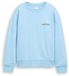 Tom Tailor - Oversized sweatshirt met print op de rug - Maat 164 - light cloudy blue