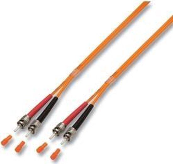 Lightwin LDP-50 ST-ST 10.0 Glasvezel kabel 10 m Oranje