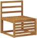 vidaXL - Extérieur - Moyen - Canapé - Massif - Acacia - Bois - Naturel - 59 x 63 x 73 cm