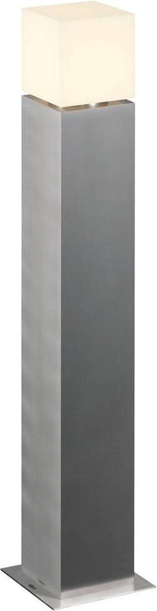 SLV Tuinlamp - vierkant 90cm Alu E27 IP44 - roestvrij staal