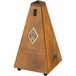 Wittner Metronoom Taktell - Piramidevorm - Systeem Maelzel - Serie 810 - Massief houten behuizing - Met bel - Notenbruin hoogglans 813 - Mechanisch opwindbaar - Geen batterijen nodig - Made in Germany