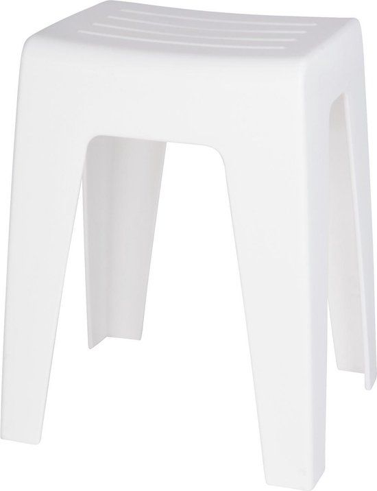 WENKO Kumba Douchekruk - Wit - Kunststof - Max. 120 kg