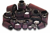K&N Universeel Luchtfilter Ovaal 60mm dubbele aansluiting, 159mm x 95mm, 76mm hoogte (set van 2) (RU-2922)