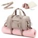 Omgoods Sac de sport avec support pour tapis de yoga et compartiment étanche
