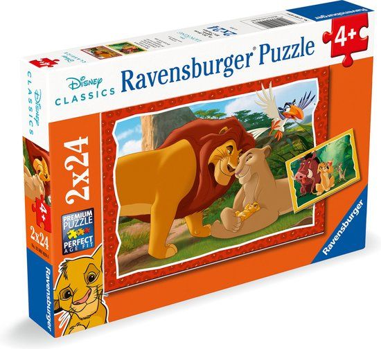 Ravensburger The Lion King Puzzel - 2x24 Stukjes