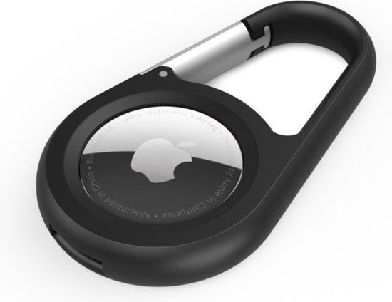 Belkin Beschermende tracker houder met karabijnhaak - voor Apple Airtag - Zwart