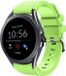 Strap-it Bracelet de montre connectée en silicone - Convient pour Fossil Gen 5e - 44mm - Vert clair