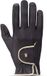 Roeckl Lona Black-Gold - Maat 8 - Paardrijhandschoenen